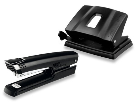 Kancelářský set  Maped Essentials Metal - sešívačka 24/6 + děrovačka do 25 listů